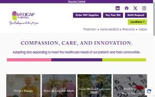 NuCara Pharmacy of Ames website