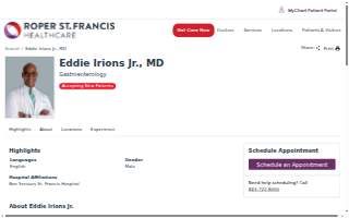 Irions Jr Eddie L MD