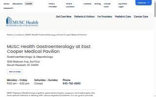 MUSC Health Gastroenterology at East Cooper Medical Pavilion