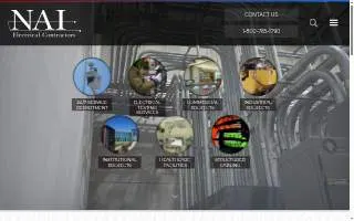 NAI Electrical Contractors of Ames website