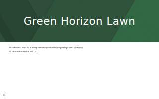 Green Horizon Lawn & Landscape