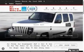A1 Auto Sales website
