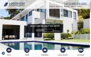 Ludovissy & Associates Insurance website