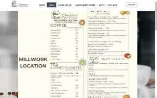 Charlotte's Coffee House website