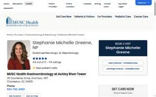 Stephanie Greene, NP website