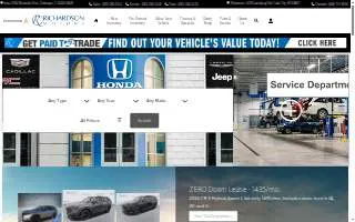 Richardson Motors website