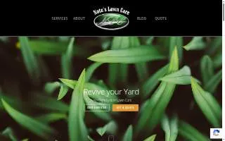 Nate's Lawn Care website