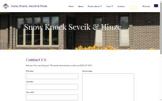 Snow Knock Sevcik & Hinze