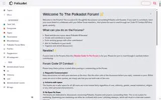 Polkadot Salon website