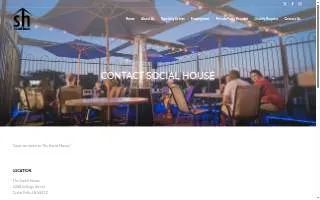 Social House of Cedar Falls website