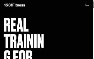 1031 Fitness website