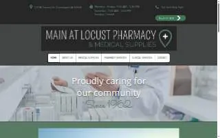 Main at Locust Pharmacy Clinic and Medical Supplies of Bettendorf website