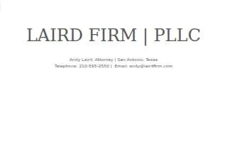 Laird Law Firm website