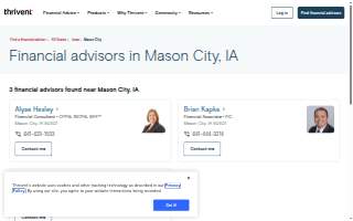 Thrivent Financial- Mason City Iowa