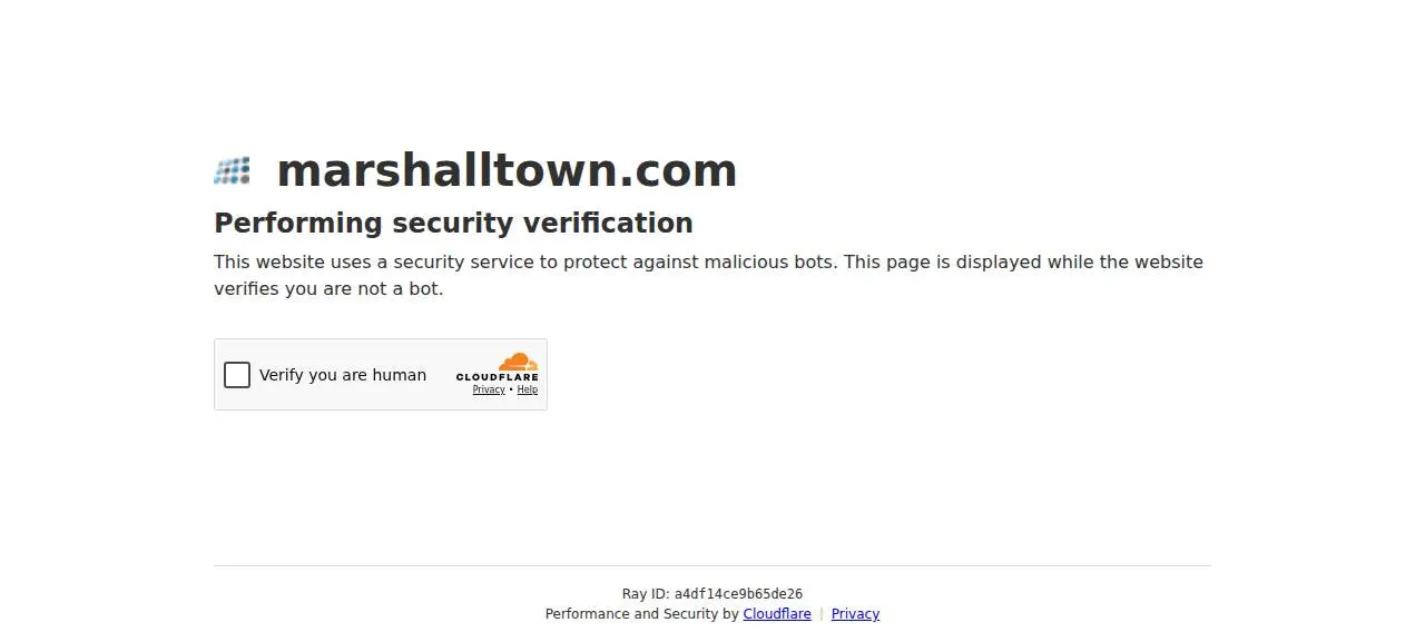 Marshalltown VA Clinic website