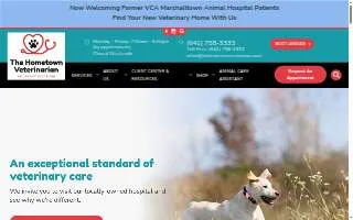 The Hometown Veterinarian website