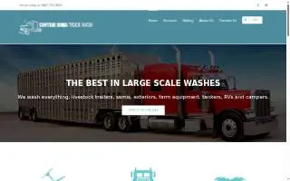 Central Iowa Truck Wash website