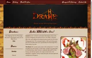 The Drake of Burlington website