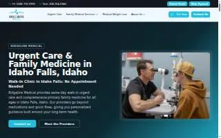 Ridgeline Medical website