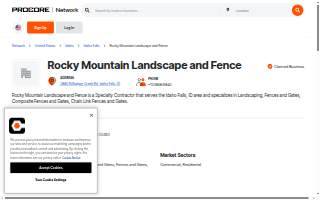 Rocky Mountain Landscape & Fence