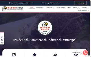 American Rooter & Drain of Caldwell website