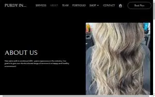 Purdy in pink website