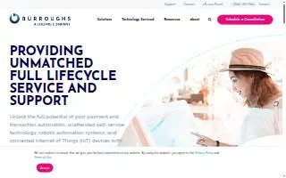 Burroughs Trucking website