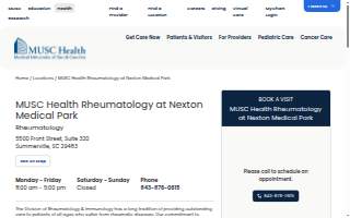 MUSC Health Rheumatology at Nexton Medical Park