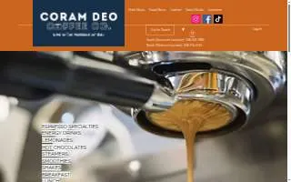 Coram Deo Coffee Co. website