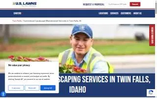 U.S. Lawns - Twin Falls website