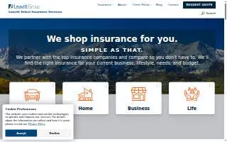 Alta Insurance Agency website