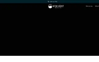Elevant Wealth website