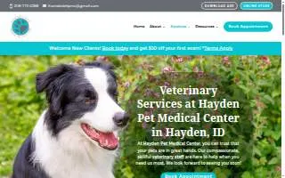 Hayden Pet Medical Center website