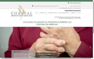 Coastal Rheumatology Associates, LLC - Bluffton website