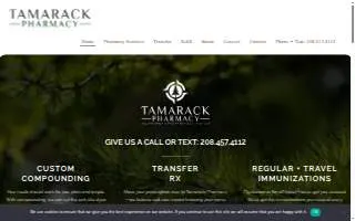 Tamarack Pharmacy website