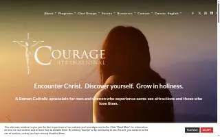 Courage Salon website