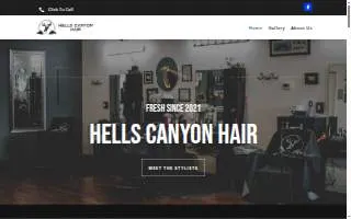 Hells Canyon Hair website