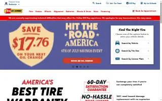 Les Schwab Tire Center of Herriman website
