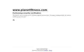 Planet Fitness of Joliet website