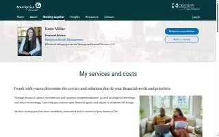 Katie Millar - Financial Advisor, Ameriprise Financial Services, LLC website