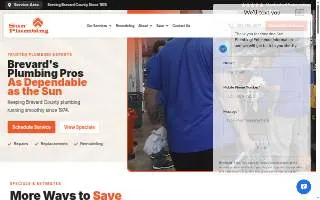 Sun Plumbing of Melbourne website