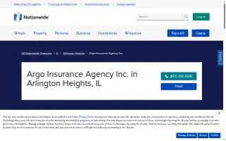 Argo Insurance website