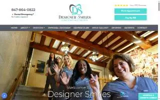 Designer Smiles of Evanston website