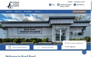 Rand Road Animal Hospital website