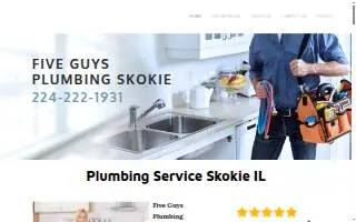 Five Guys Plumbing Skokie website