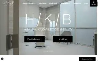 H/K/B Cosmetic Surgery of Mt Pleasant website