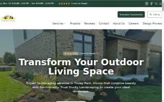Ducky Landscaping website