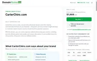 Carter Chiropractic & Physical Therapy website