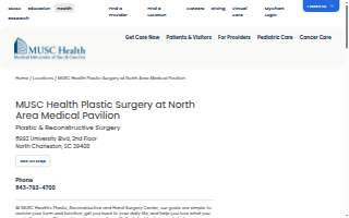 MUSC Health Plastic Surgery at North Area Medical Pavilion