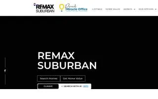 RE/MAX Suburban website